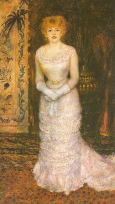 Огюст Ренуар. Портрет актрисы Жанны Самари, 1878